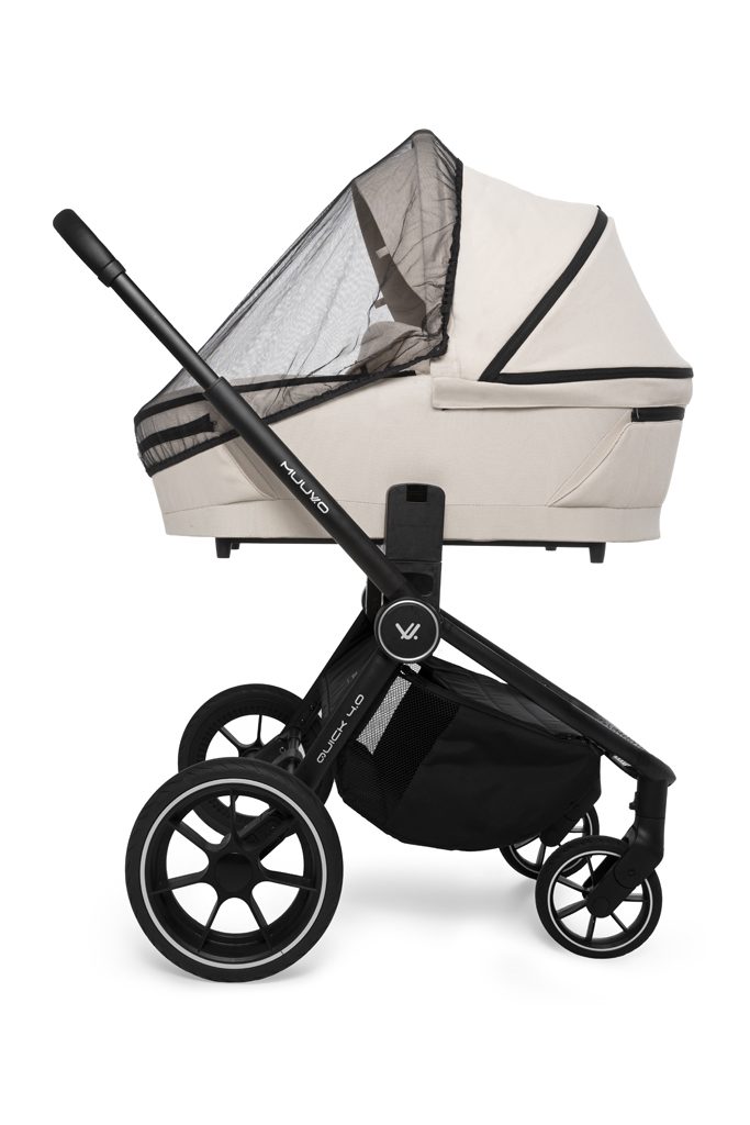 MUUVO Kočík kombinovaný Quick 4.0 Desert sand set 2v1 + CYBEX Aton B2 i-Size + základňa – Obrázok 7