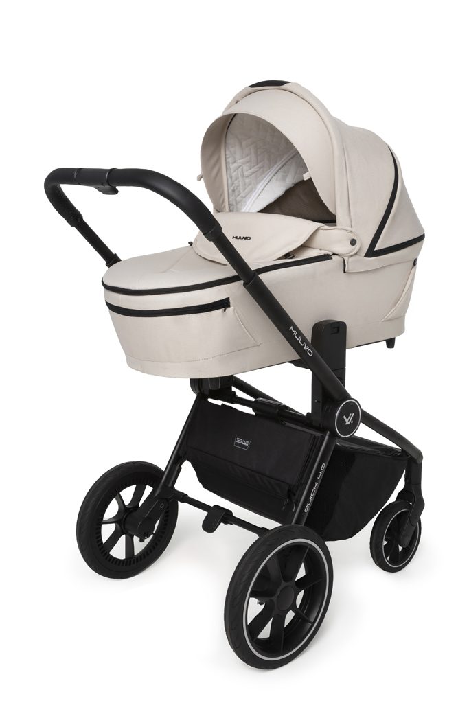 MUUVO Kočík kombinovaný Quick 4.0 Desert sand set 2v1 + CYBEX Aton B2 i-Size + základňa – Obrázok 8