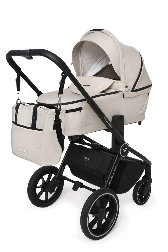 MUUVO Kočík kombinovaný Quick 4.0 Desert sand set 2v1 + CYBEX Aton B2 i-Size + základňa – Obrázok 10