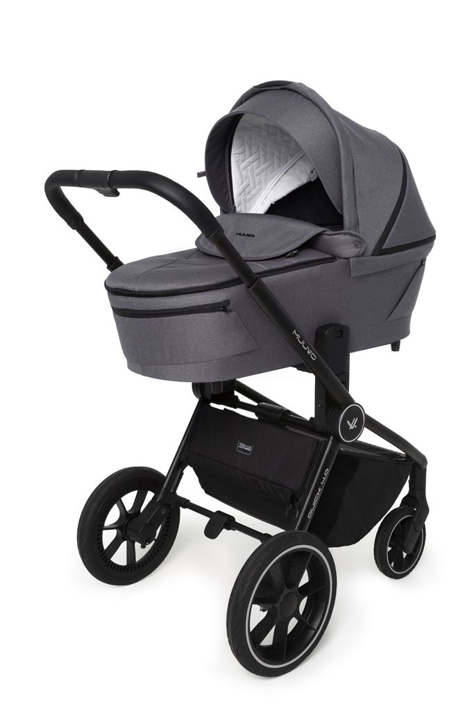 MUUVO Kočík kombinovaný Quick 4.0 Iron graphite set 2v1 + CYBEX Aton B2 i-Size + základňa – Obrázok 6