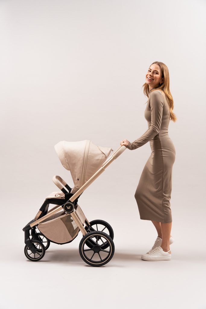 MUUVO Kočík kombinovaný Quick Boho Beige set 2v1 – Obrázok 42