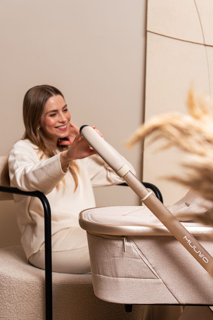 MUUVO Kočík kombinovaný Quick Boho Beige set 2v1 – Obrázok 49