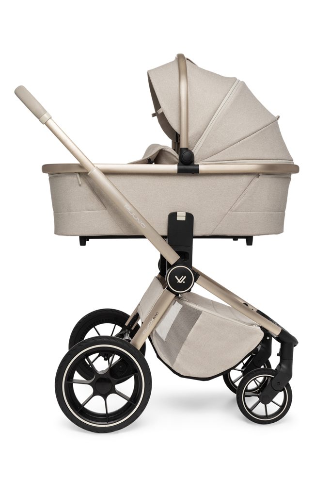MUUVO Kočík kombinovaný Quick Boho Beige set 2v1 + CYBEX Aton B2 i-Size + základňa – Obrázok 2