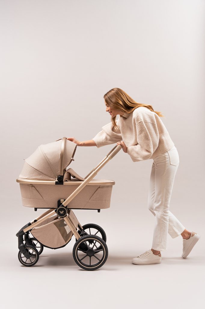 MUUVO Kočík kombinovaný Quick Boho Beige set 2v1 + CYBEX Aton B2 i-Size + základňa – Obrázok 39