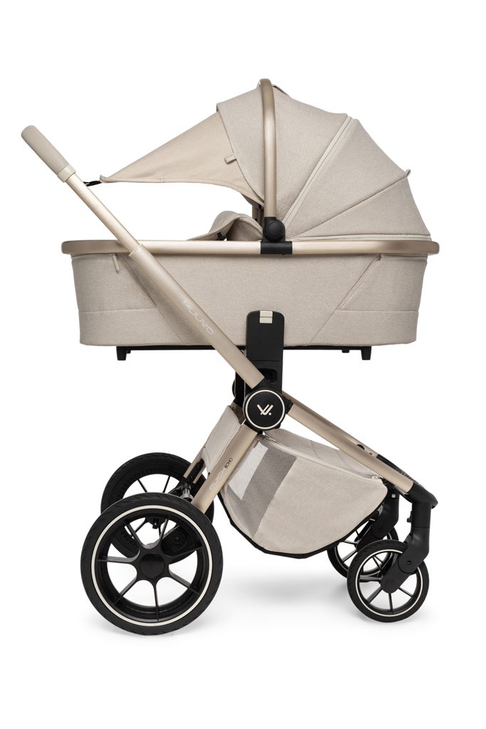 MUUVO Kočík kombinovaný Quick Boho Beige set 2v1 + CYBEX Aton B2 i-Size + základňa – Obrázok 6