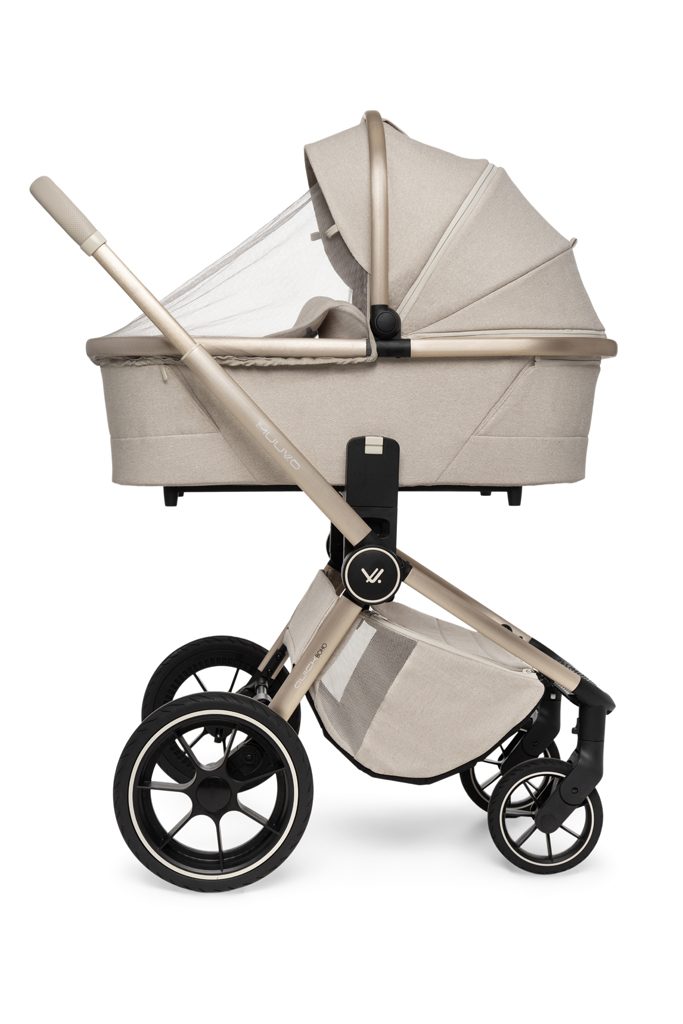 MUUVO Kočík kombinovaný Quick Boho Beige set 2v1 + CYBEX Aton B2 i-Size + základňa – Obrázok 8