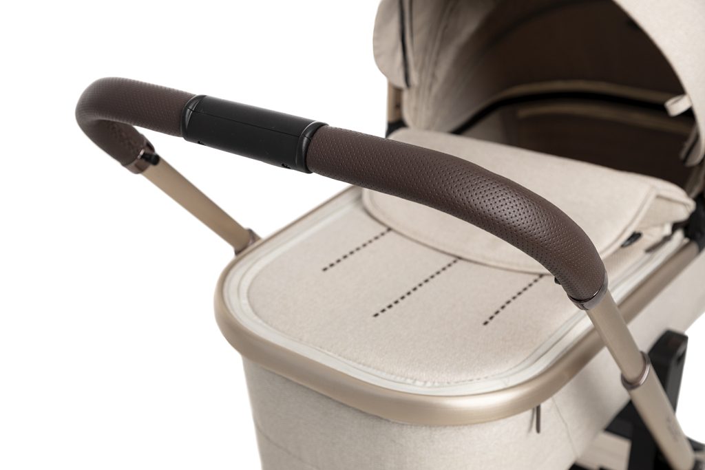MUUVO Kočík kombinovaný Quick Boho Brown set 2v1 + CYBEX Aton B2 i-Size + základňa – Obrázok 13