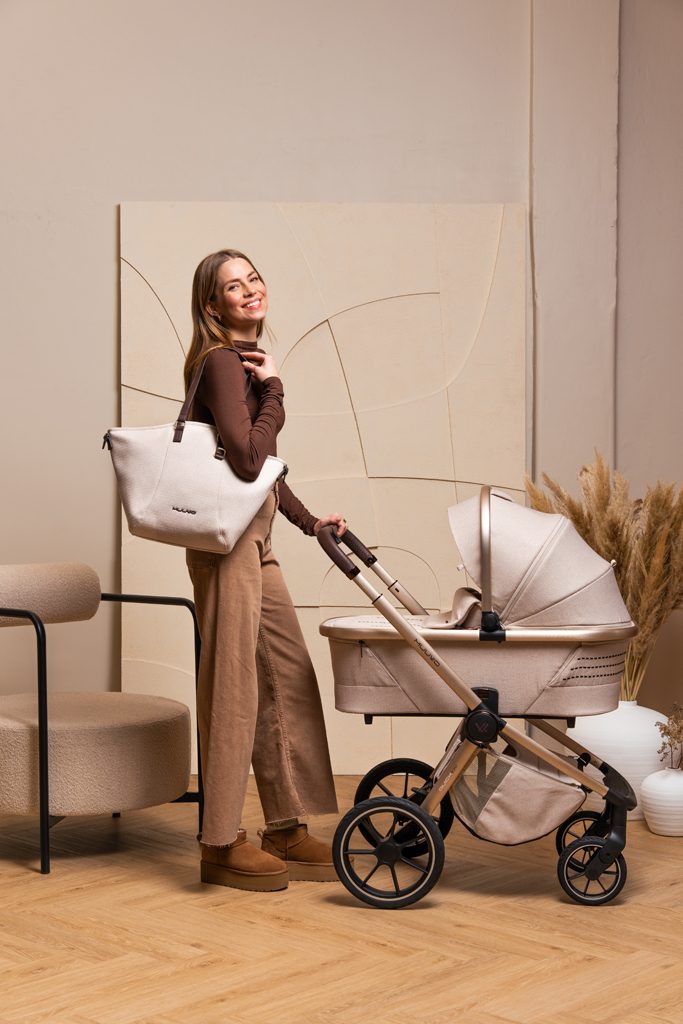 MUUVO Kočík kombinovaný Quick Boho Brown set 2v1 + CYBEX Aton B2 i-Size + základňa – Obrázok 35