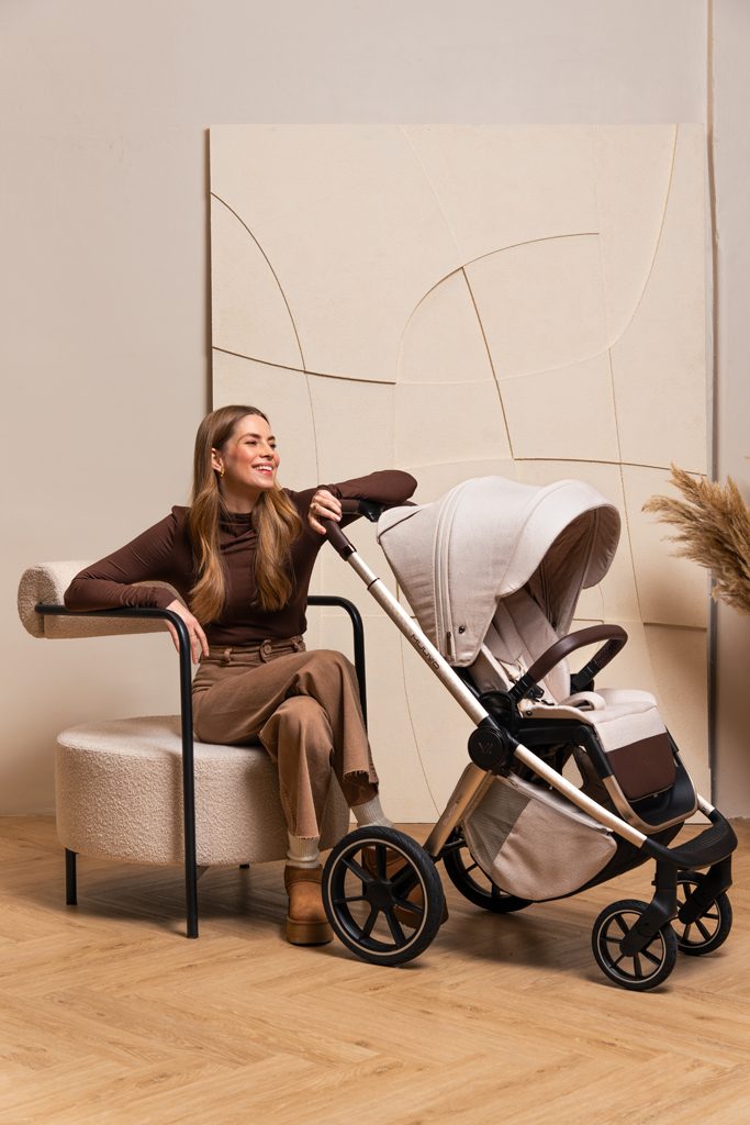 MUUVO Kočík kombinovaný Quick Boho Brown set 2v1 + CYBEX Aton B2 i-Size + základňa – Obrázok 38