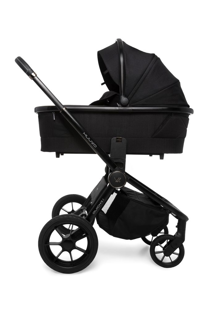 MUUVO Kočík kombinovaný Quick SE 2 Chromium black set 2v1 – Obrázok 3