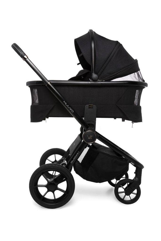 MUUVO Kočík kombinovaný Quick SE 2 Chromium black set 2v1 – Obrázok 5