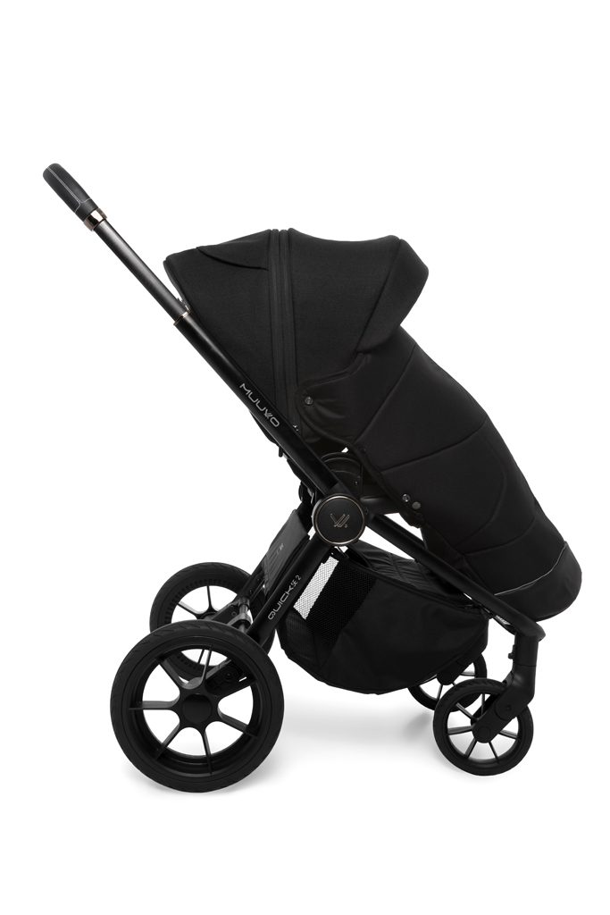 MUUVO Kočík kombinovaný Quick SE 2 Chromium black set 2v1 + CYBEX Aton B2 i-Size + základňa – Obrázok 12