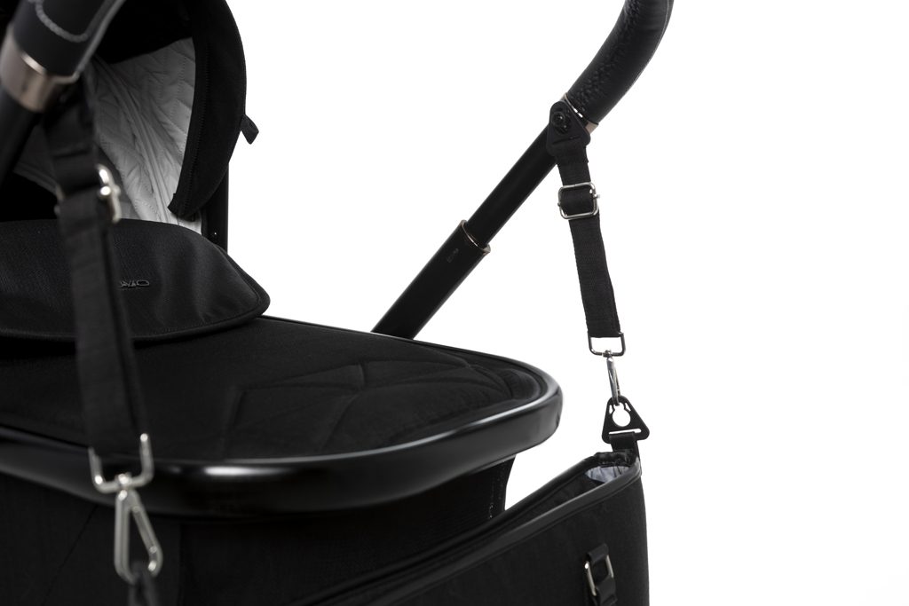 MUUVO Kočík kombinovaný Quick SE 2 Chromium black set 2v1 + CYBEX Aton B2 i-Size + základňa – Obrázok 36