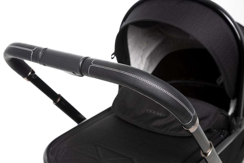 MUUVO Kočík kombinovaný Quick SE 2 Chromium black set 2v1 + CYBEX Aton B2 i-Size + základňa – Obrázok 41