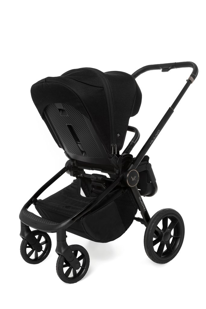 MUUVO Kočík kombinovaný Quick SE 2 Chromium black set 2v1 + CYBEX Aton B2 i-Size + základňa – Obrázok 8