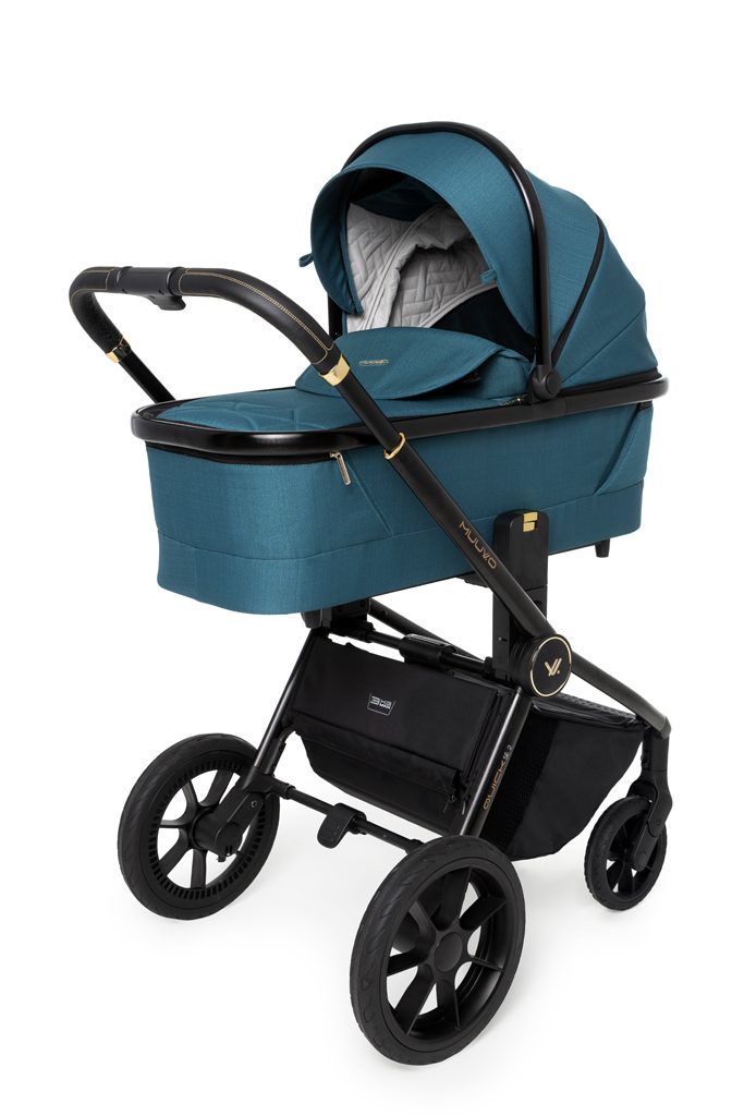 MUUVO Kočík kombinovaný Quick SE 2 Paradise gold set 2v1 + CYBEX Aton B2 i-Size + základňa – Obrázok 4