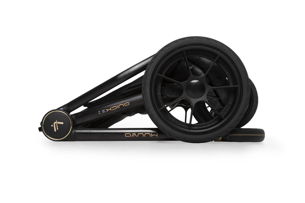MUUVO Kočík kombinovaný Quick SE 2 Paradise gold set 2v1 + CYBEX Aton B2 i-Size + základňa – Obrázok 8