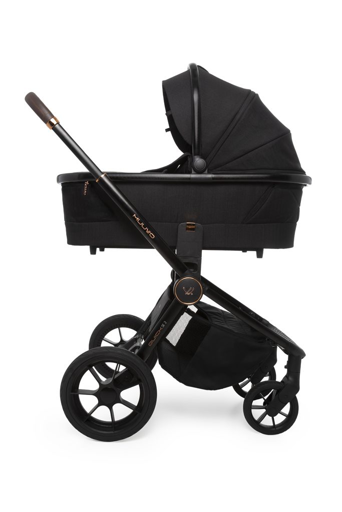 MUUVO Kočík kombinovaný Quick SE 2 Sunset black set 2v1 + CYBEX Aton B2 i-Size + základňa – Obrázok 2