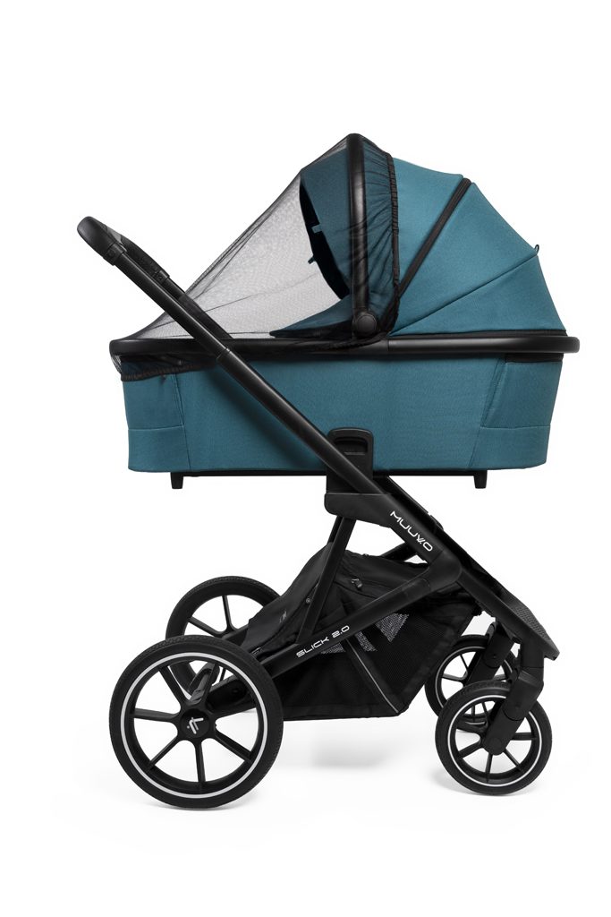 MUUVO Kočík kombinovaný Slick 2.0 set 2v1 Classic black + CYBEX Aton B2 i-Size + základňa – Obrázok 13