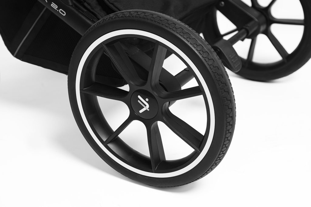MUUVO Kočík kombinovaný Slick 2.0 set 2v1 Classic black + CYBEX Aton B2 i-Size + základňa – Obrázok 17