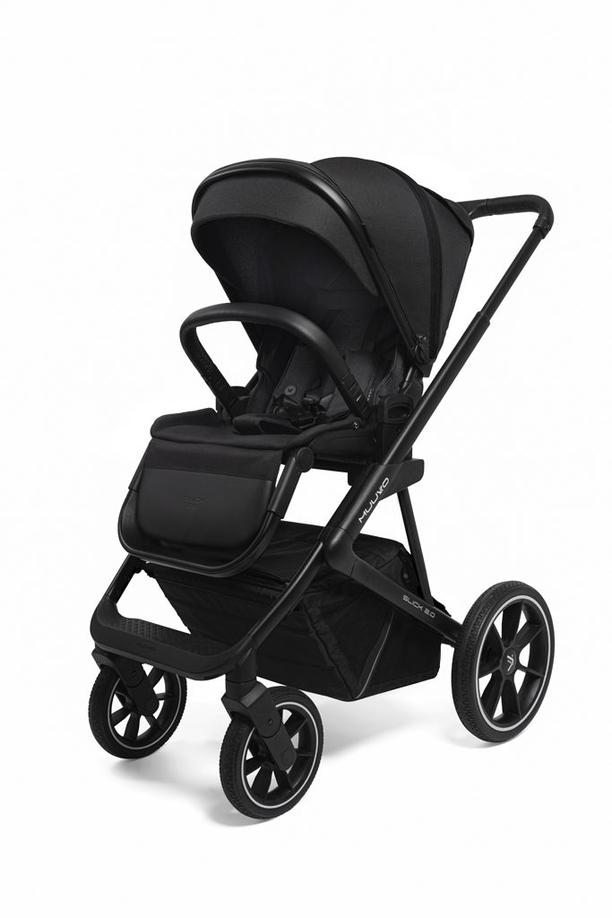 MUUVO Kočík kombinovaný Slick 2.0 set 2v1 Classic black + CYBEX Aton B2 i-Size + základňa – Obrázok 6