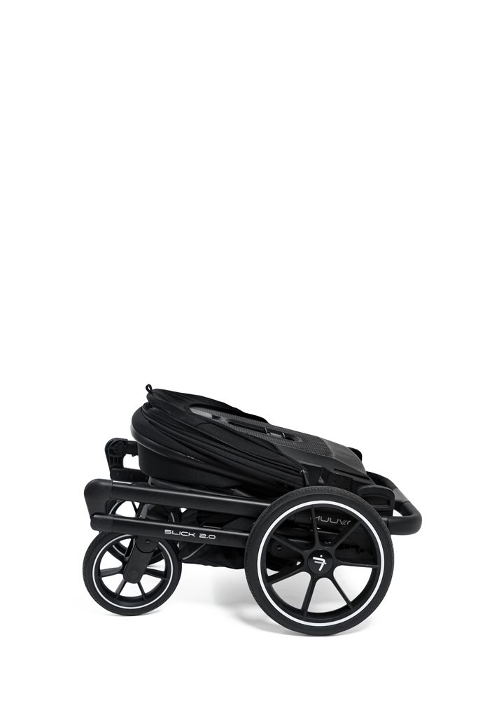 MUUVO Kočík kombinovaný Slick 2.0 set 2v1 Iron graphite + CYBEX Aton B2 i-Size + základňa – Obrázok 20