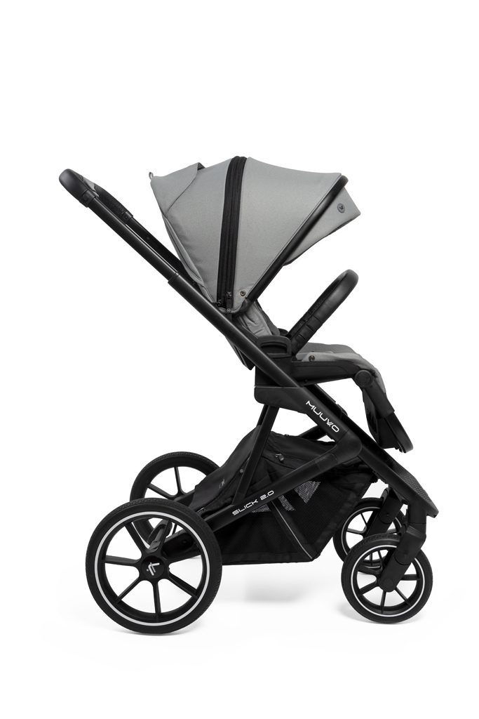 MUUVO Kočík kombinovaný Slick 2.0 set 2v1 Light grey – Obrázok 7
