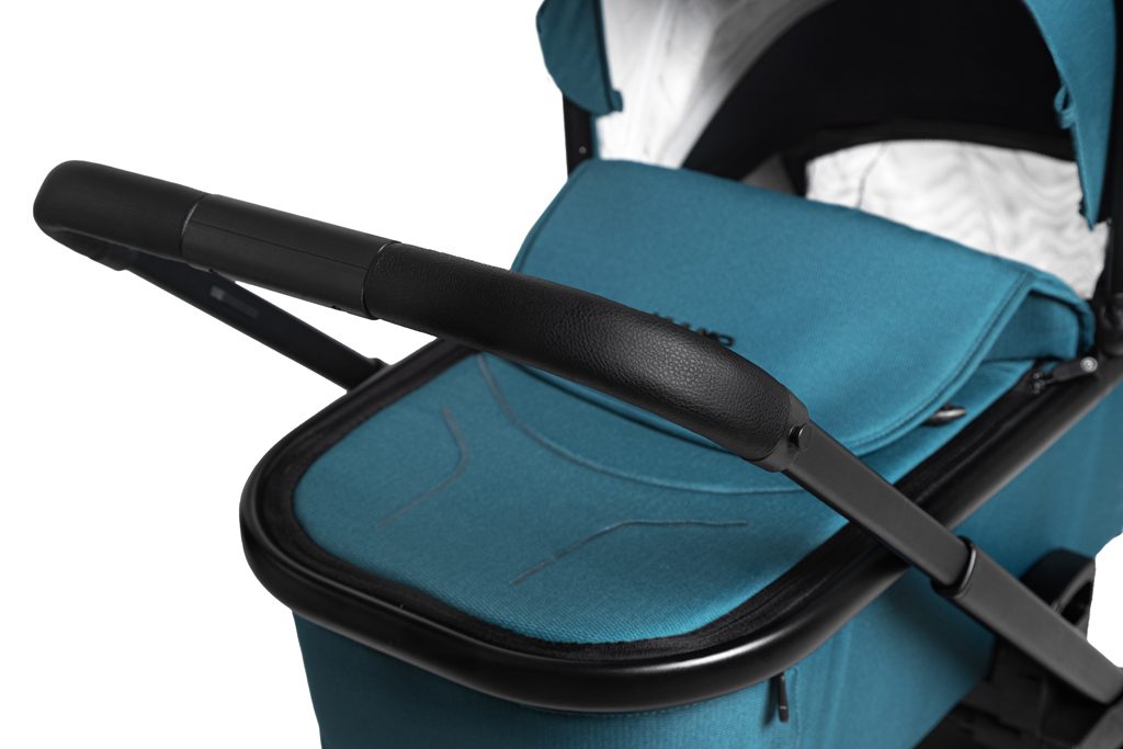 MUUVO Kočík kombinovaný Slick 2.0 set 2v1 Tropical green + CYBEX Aton B2 i-Size + základňa – Obrázok 15