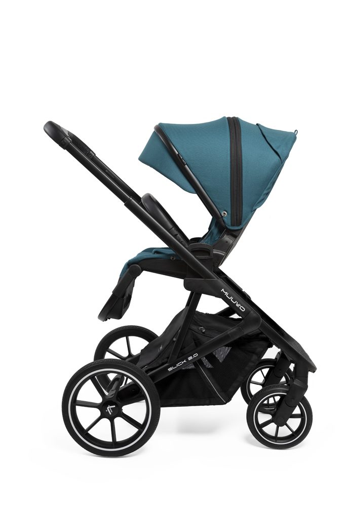 MUUVO Kočík kombinovaný Slick 2.0 set 2v1 Tropical green + CYBEX Aton B2 i-Size + základňa – Obrázok 24