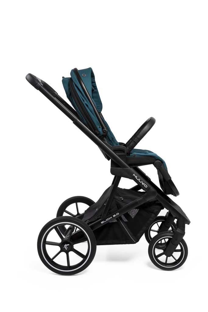 MUUVO Kočík kombinovaný Slick 2.0 set 2v1 Tropical green + CYBEX Aton B2 i-Size + základňa – Obrázok 26