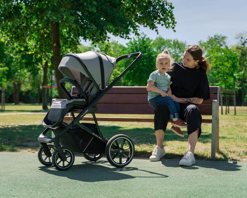 MUUVO Kočík kombinovaný Slick 2.0 set 2v1 Tropical green + CYBEX Aton B2 i-Size + základňa – Obrázok 41