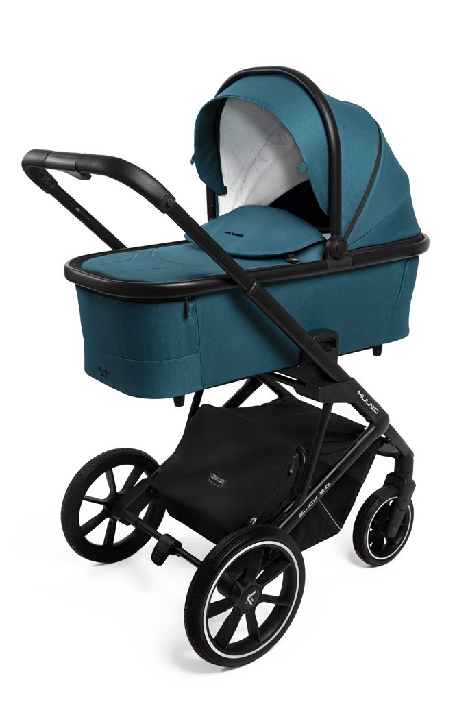 MUUVO Kočík kombinovaný Slick 2.0 set 2v1 Tropical green + CYBEX Aton B2 i-Size + základňa – Obrázok 7