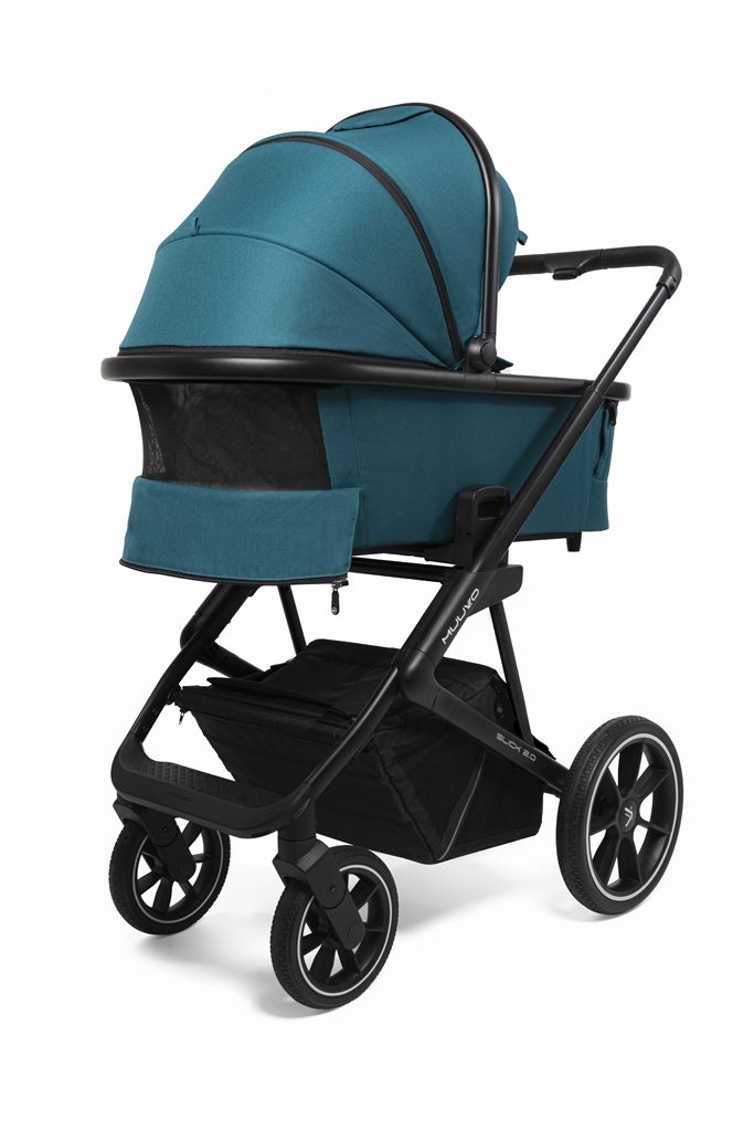 MUUVO Kočík kombinovaný Slick 2.0 set 2v1 Tropical green + CYBEX Aton B2 i-Size + základňa – Obrázok 8