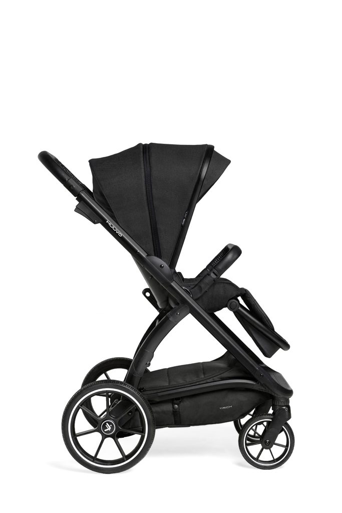 MUUVO Kočík kombinovaný Trick set 2v1 Jet black – Obrázok 7