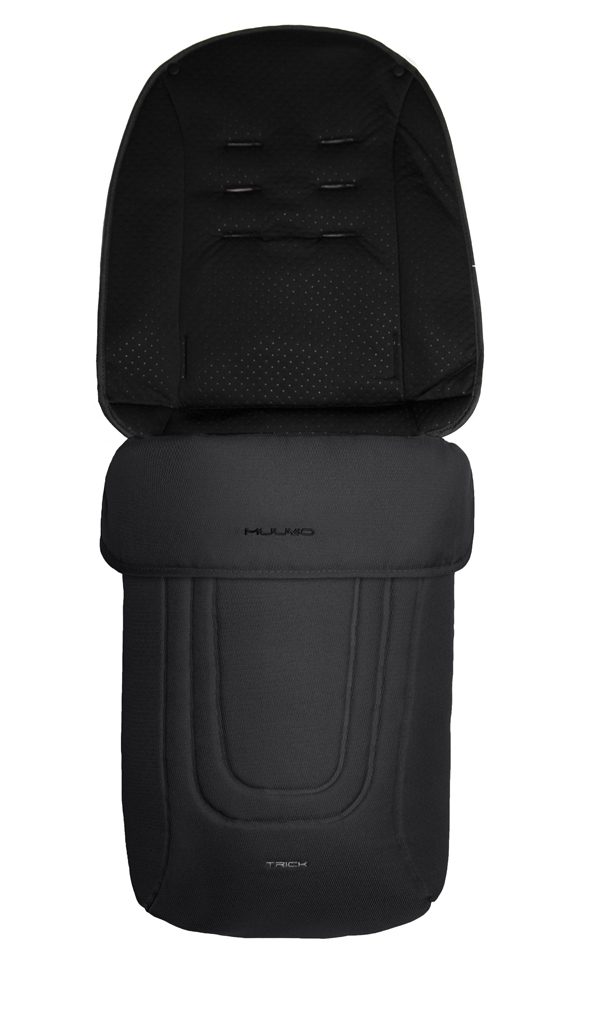 MUUVO Kočík kombinovaný Trick set 2v1 Jet black – Obrázok 8