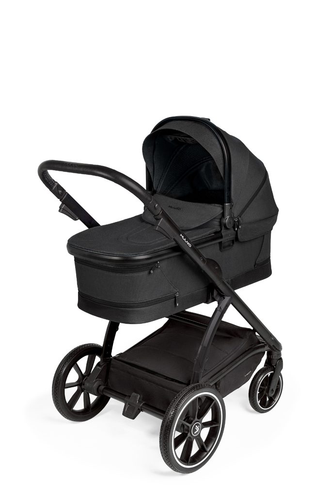 MUUVO Kočík kombinovaný Trick set 2v1 Jet black + CYBEX Aton B2 i-Size + základňa – Obrázok 4