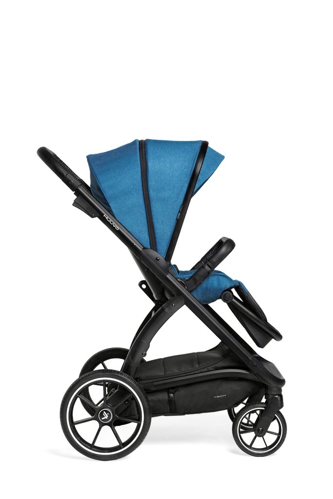 MUUVO Kočík kombinovaný Trick set 2v1 Ocean blue + CYBEX Aton B2 i-Size + základňa – Obrázok 21
