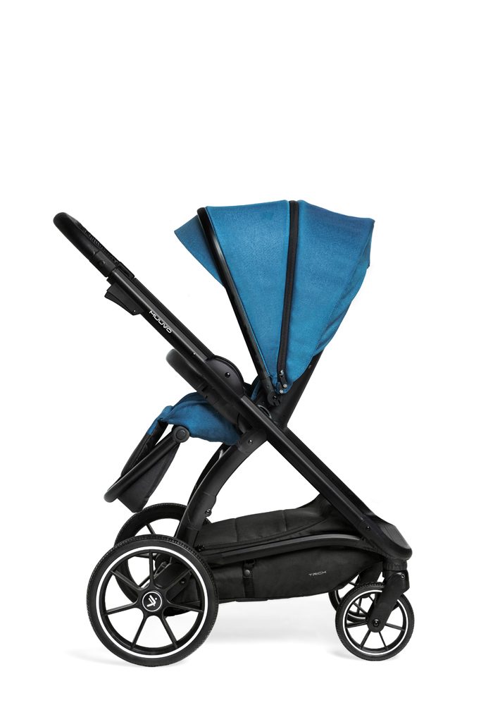 MUUVO Kočík kombinovaný Trick set 2v1 Ocean blue + CYBEX Aton B2 i-Size + základňa – Obrázok 24