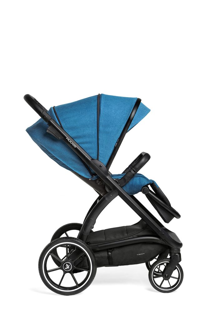 MUUVO Kočík kombinovaný Trick set 2v1 Ocean blue + CYBEX Aton B2 i-Size + základňa – Obrázok 27