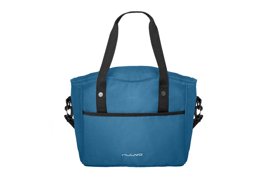 MUUVO Kočík kombinovaný Trick set 2v1 Ocean blue + CYBEX Aton B2 i-Size + základňa – Obrázok 8