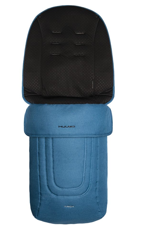 MUUVO Kočík kombinovaný Trick set 2v1 Ocean blue + CYBEX Aton B2 i-Size + základňa – Obrázok 9
