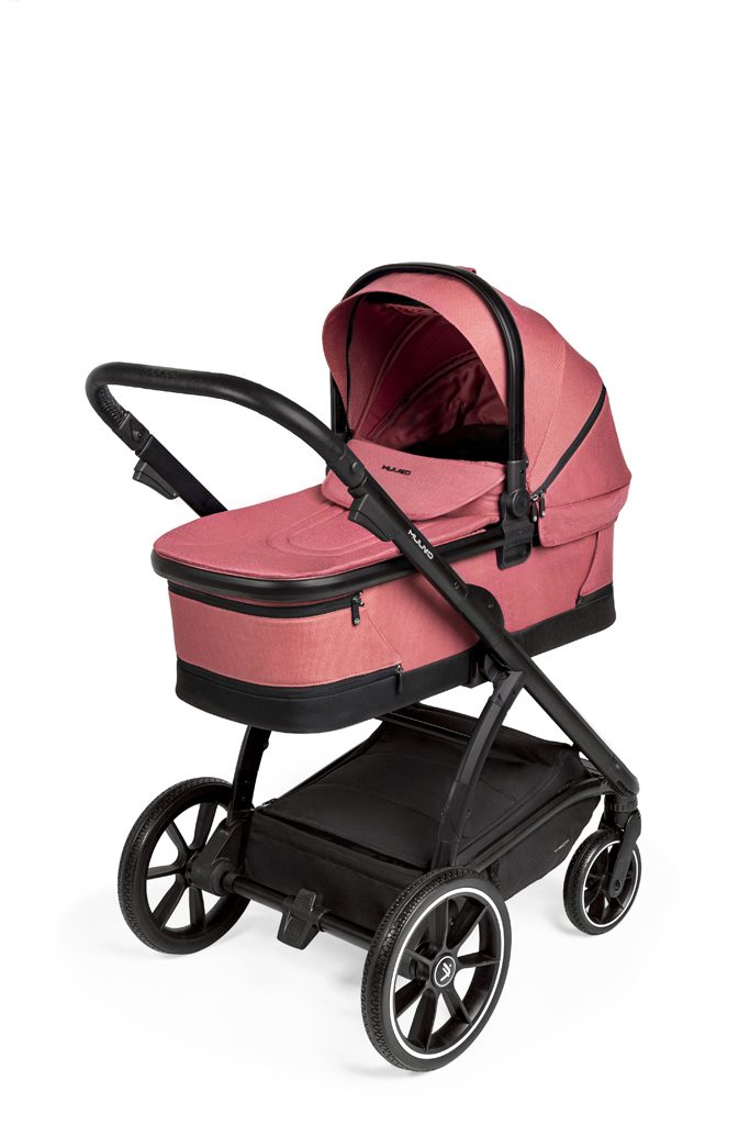 MUUVO Kočík kombinovaný Trick set 2v1 Pure pink + CYBEX Aton B2 i-Size + základňa – Obrázok 5