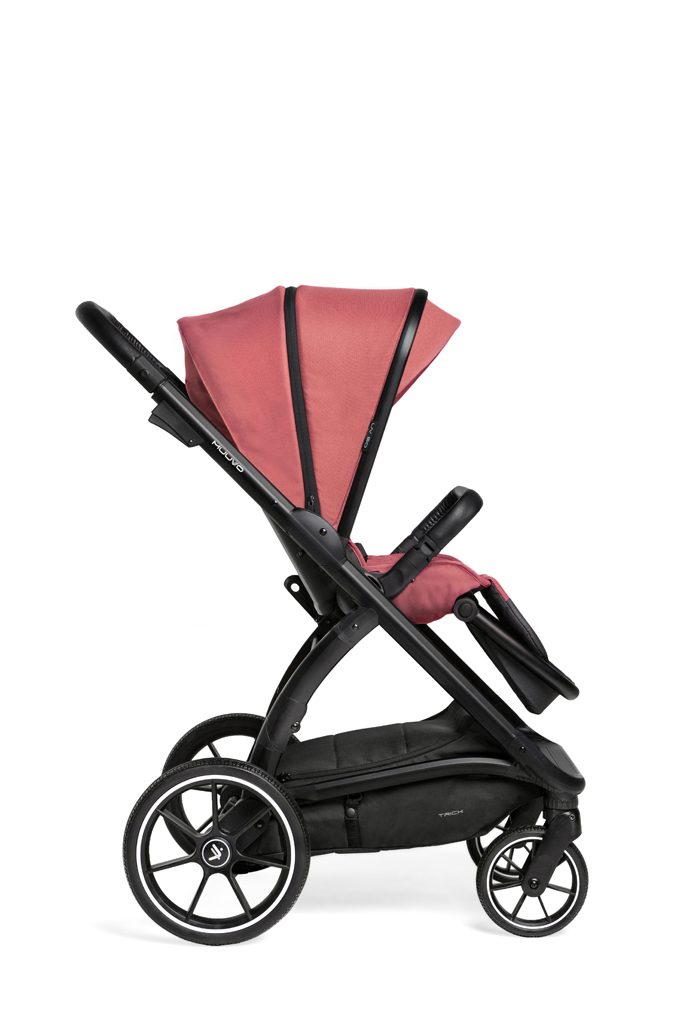 MUUVO Kočík kombinovaný Trick set 2v1 Pure pink + CYBEX Aton B2 i-Size + základňa – Obrázok 7