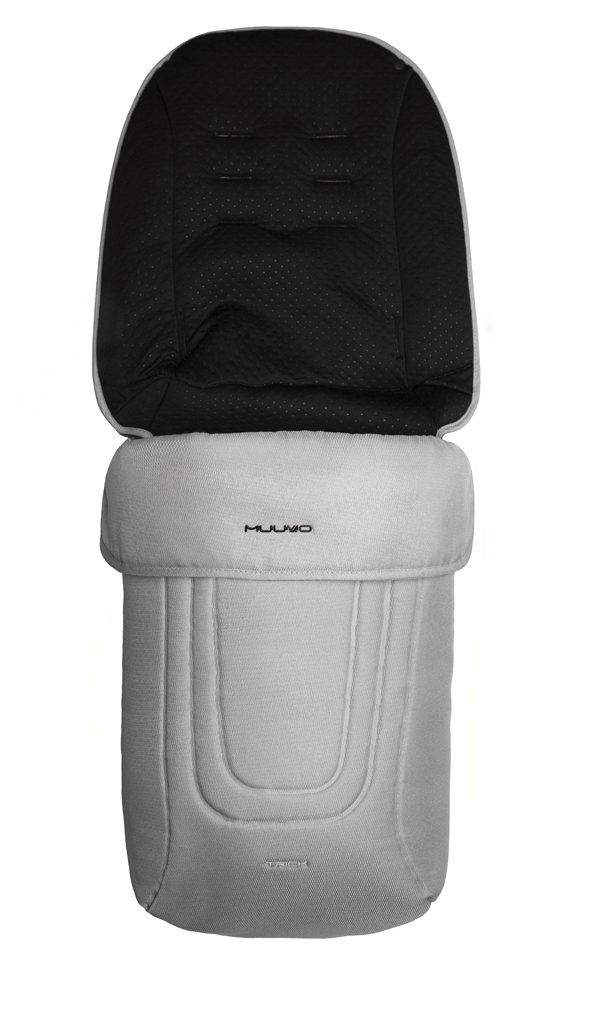 MUUVO Kočík kombinovaný Trick set 2v1 Steel grey + CYBEX Aton B2 i-Size + základňa – Obrázok 8