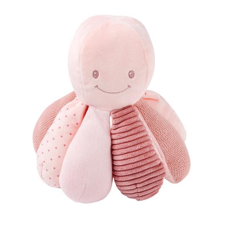 NATTOU Hračka chobotnička edukačná 8 aktivít Lapidou pink – Obrázok 4