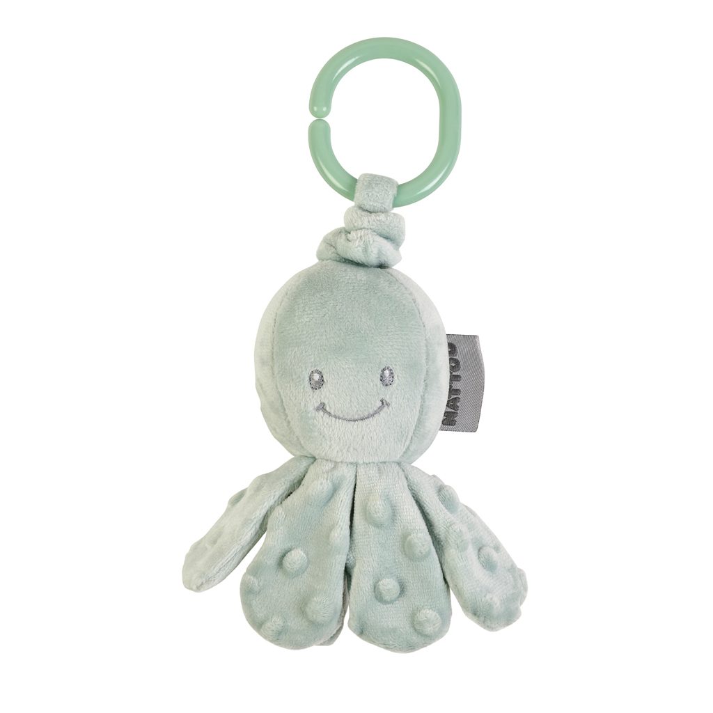 NATTOU Chobotnička vibračná na C krúžku sage green 20 cm Lapidou – Obrázok 2