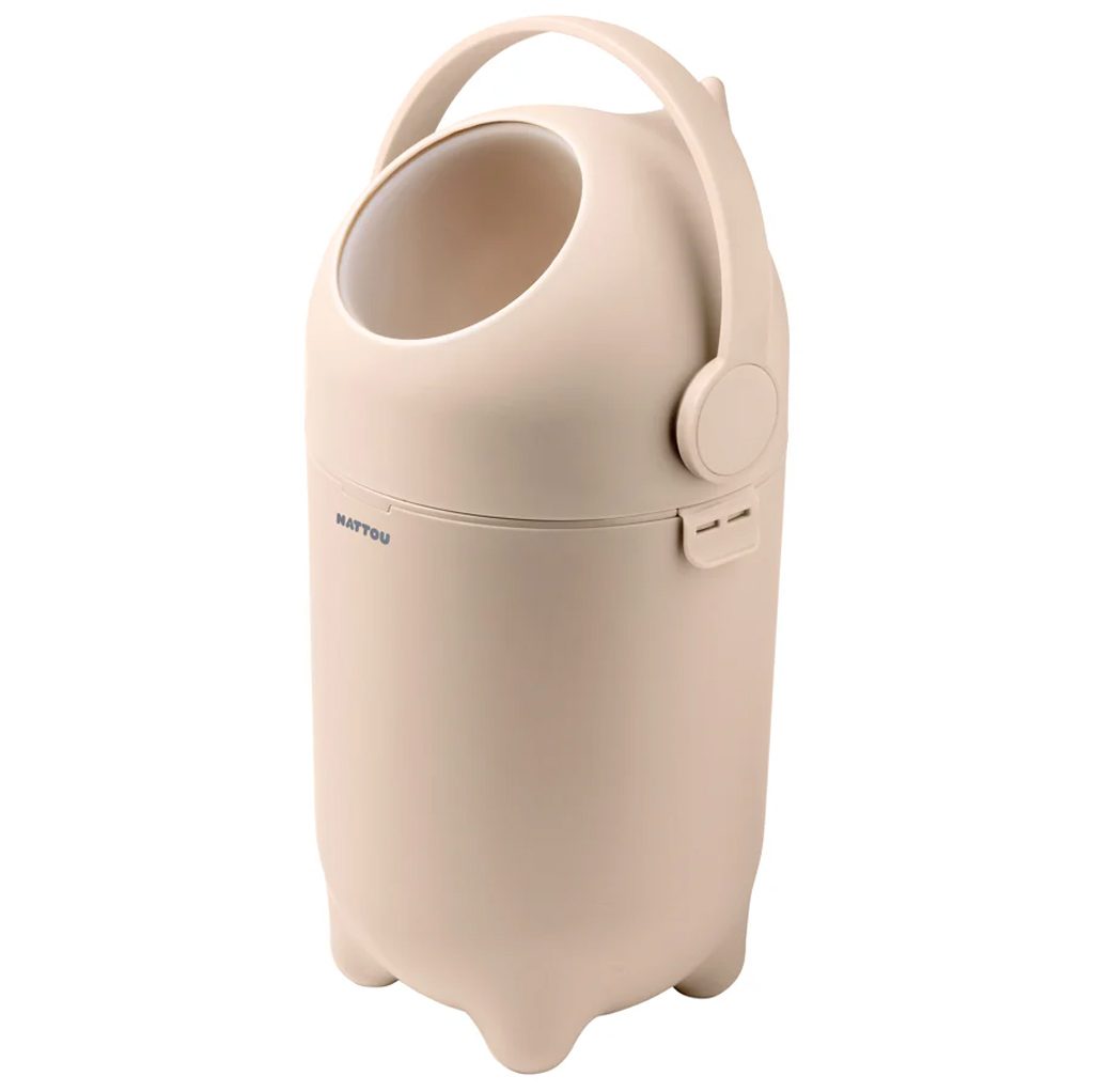 NATTOU Kôš na plienky Dropy Beige 27 cm, 20l – Obrázok 7