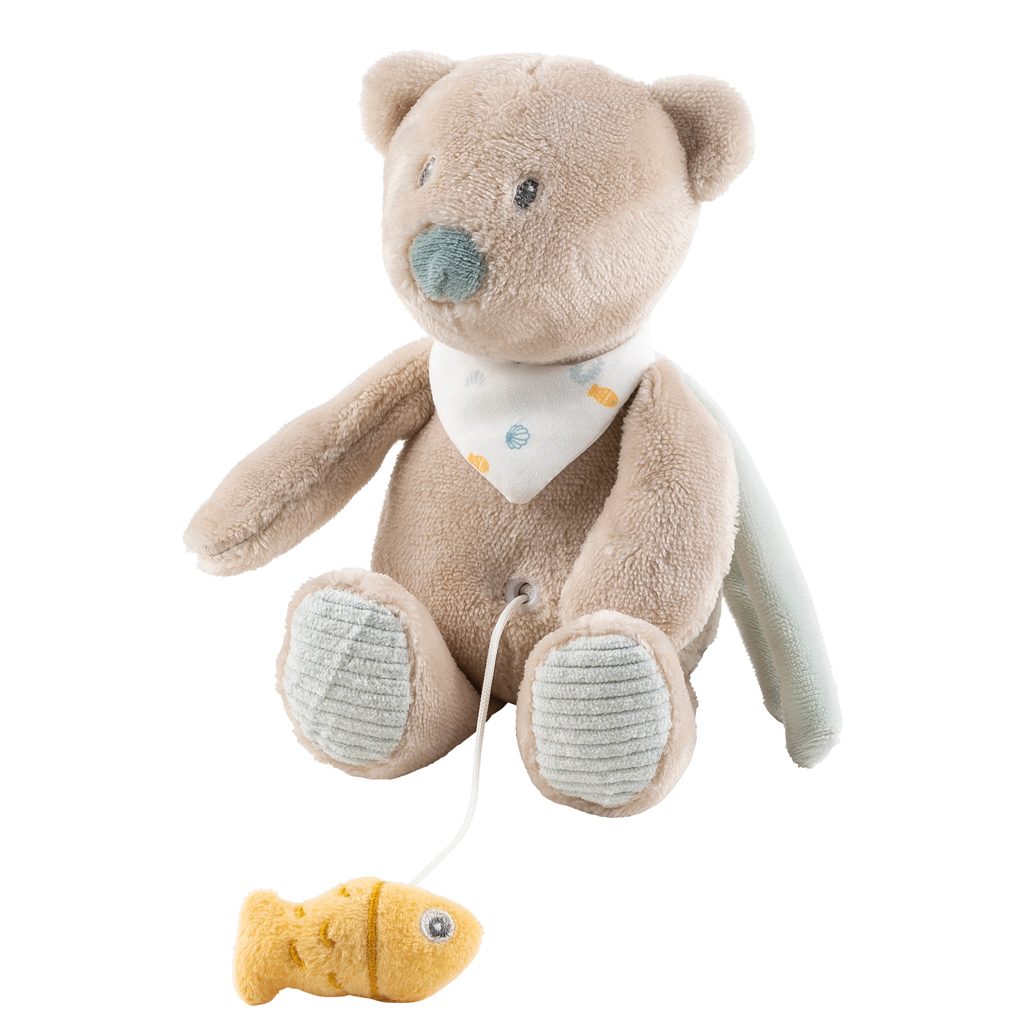 NATTOU Medvedík plyšový hudobný Jules 23 cm Romeo, Jules & Sally – Obrázok 3