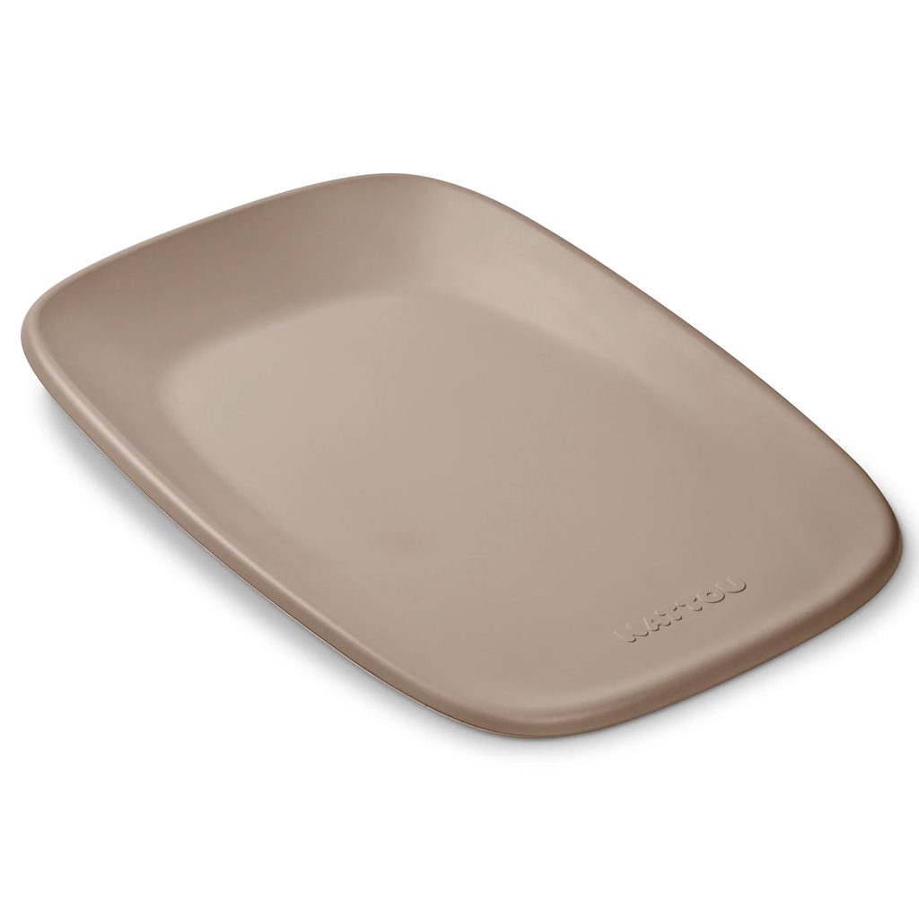 NATTOU Podložka prebaľovacia mäkká Softy Taupe bez BPA 50x70 cm – Obrázok 10