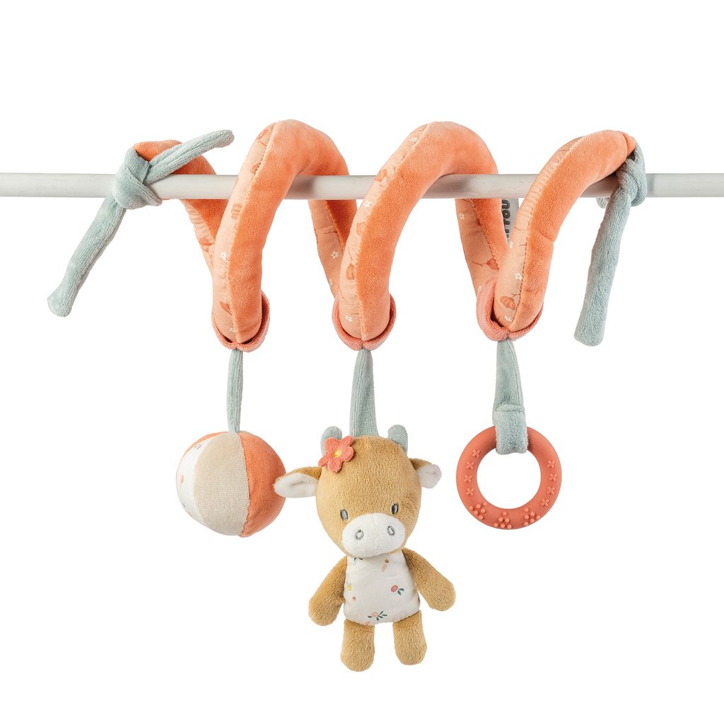 NATTOU Špirála plyšová s aktivitami 30 cm Mila, Zoe & Lana – Obrázok 2